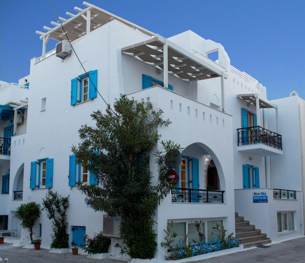 Blue Sky Summer Naxos City Екстер'єр фото